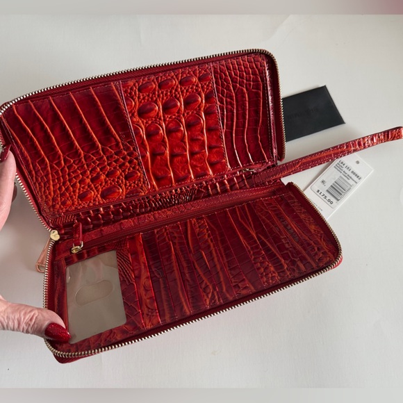 Brahmin- Skyler - Retired Radiant Red Melbourne Genuine Leather- NWT - Picture 5 of 10